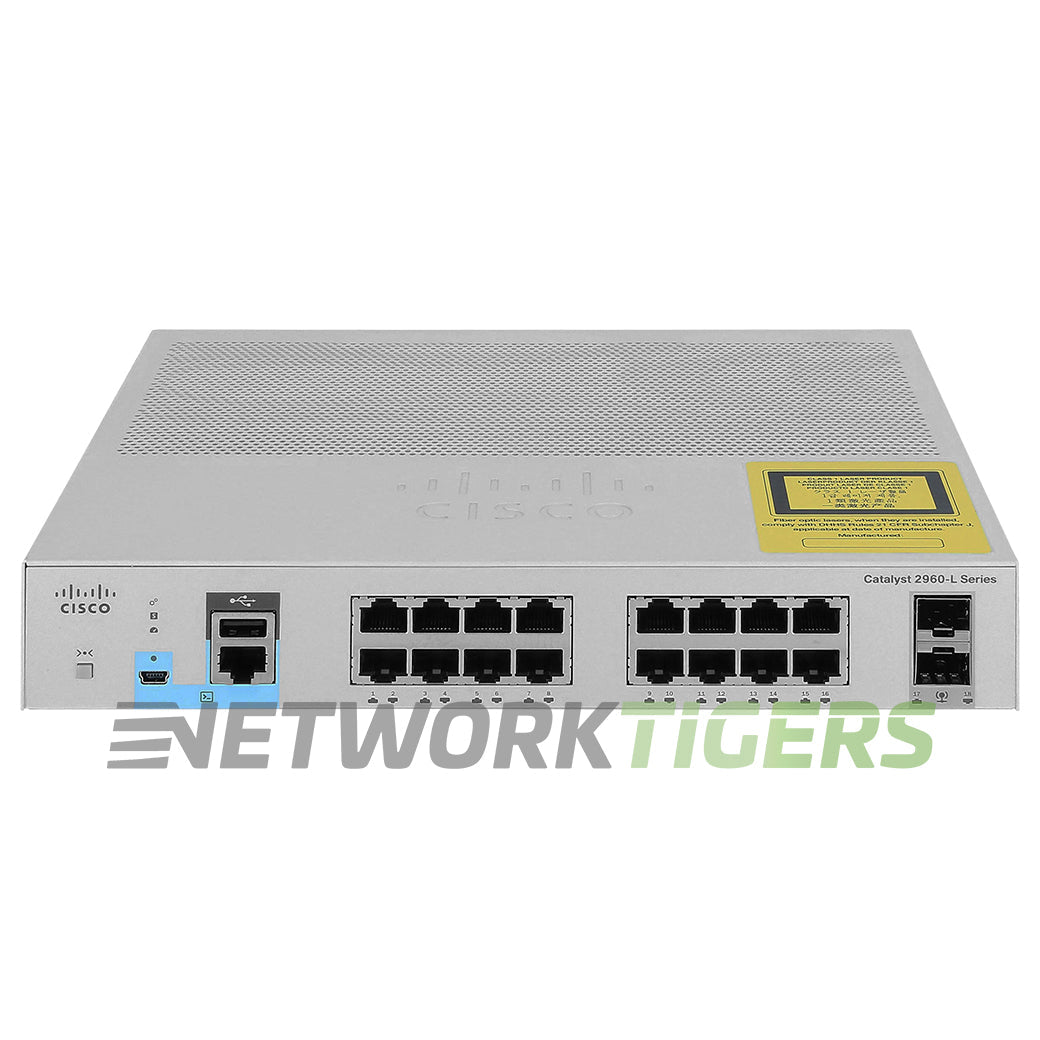 Cisco WS-C2960L-16TS-LL Catalyst 2960L 16x 1GB RJ-45 2x 1GB SFP Switch