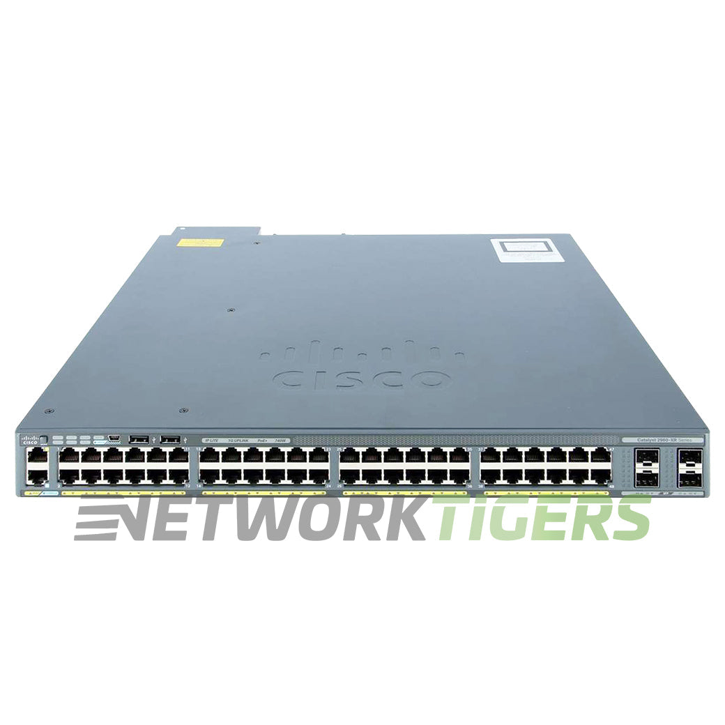 NEW Cisco WS-C2960XR-48FPS-I Catalyst 2960XR 48x 1GB PoE RJ45 4x 1GB SFP Switch