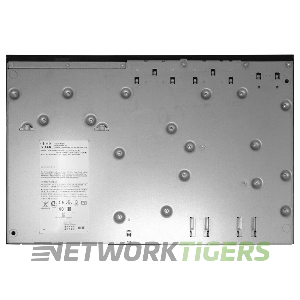 Cisco WS-C3650-24PDM-S 24x 1GB PoE+ RJ45 2x 10GB SFP+ 2x 1GB SFP Switch