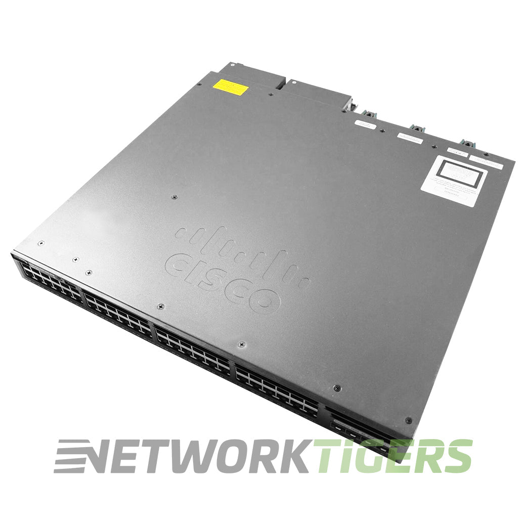 Cisco WS-C3650-48FS-E Catalyst 3650 48x 1GB PoE+ RJ45 4x 1GB SFP Switch