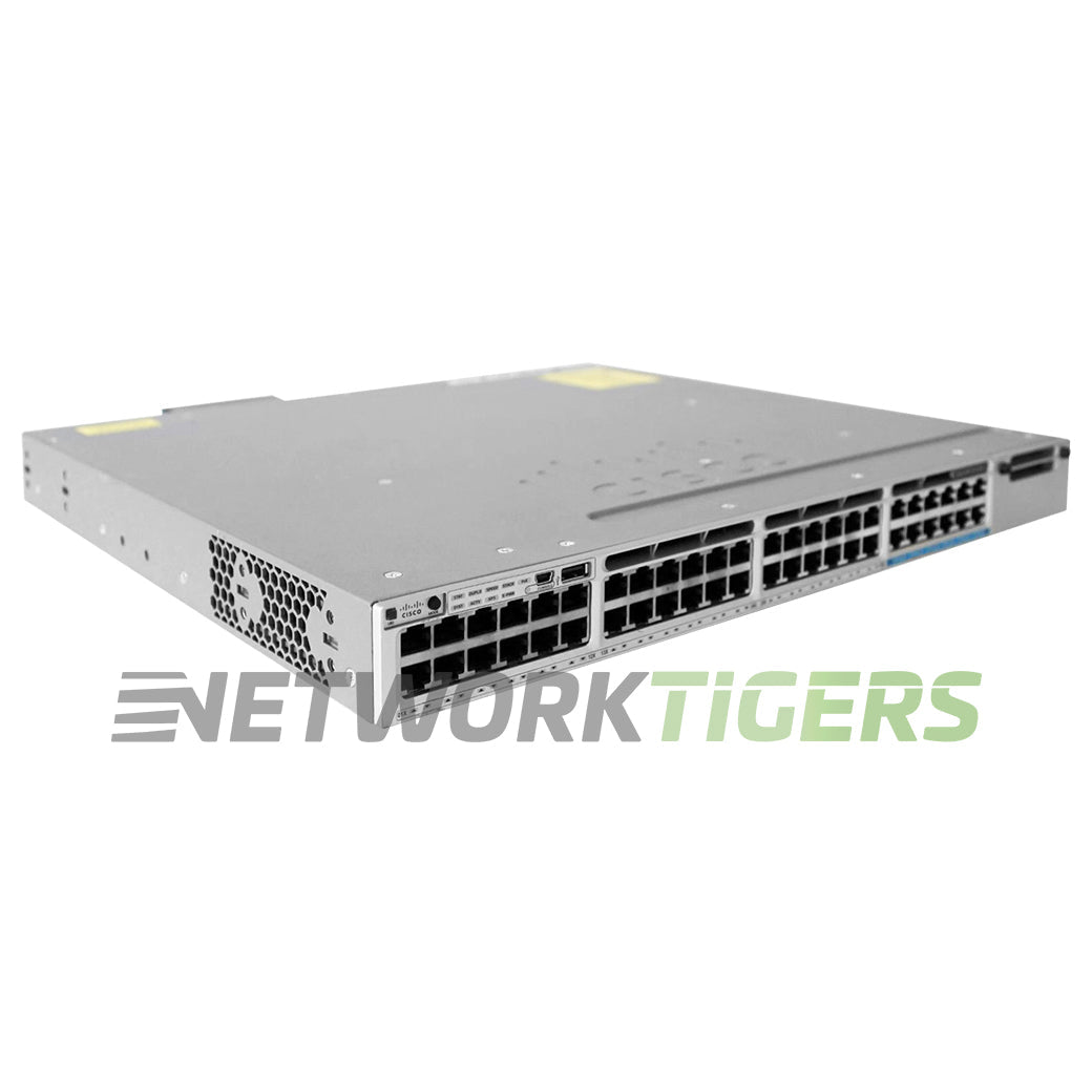 NEW Cisco WS-C3850-12X48U-L 48x (12x MultiGB) UPoE RJ45 1x Mod Slot Switch