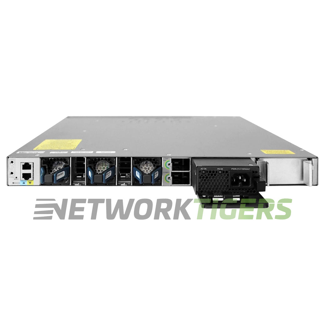 NEW Cisco WS-C3850-12X48U-S 48x (12x MultiGB) UPoE RJ45 1x Mod Slot Switch