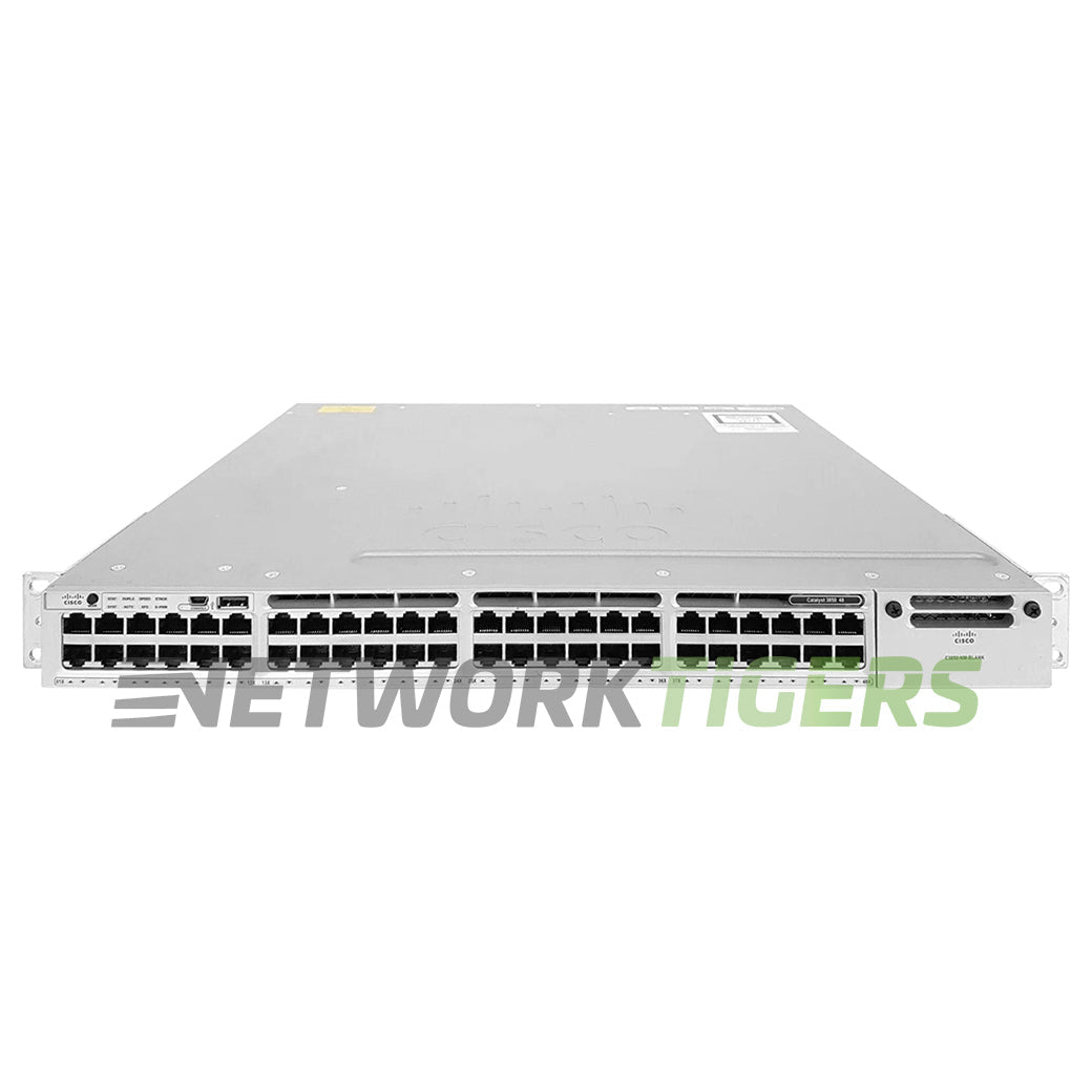 NEW Cisco WS-C3850-48F-S Catalyst 3850 48x 1GB PoE+ RJ45 1x Module Slot Switch
