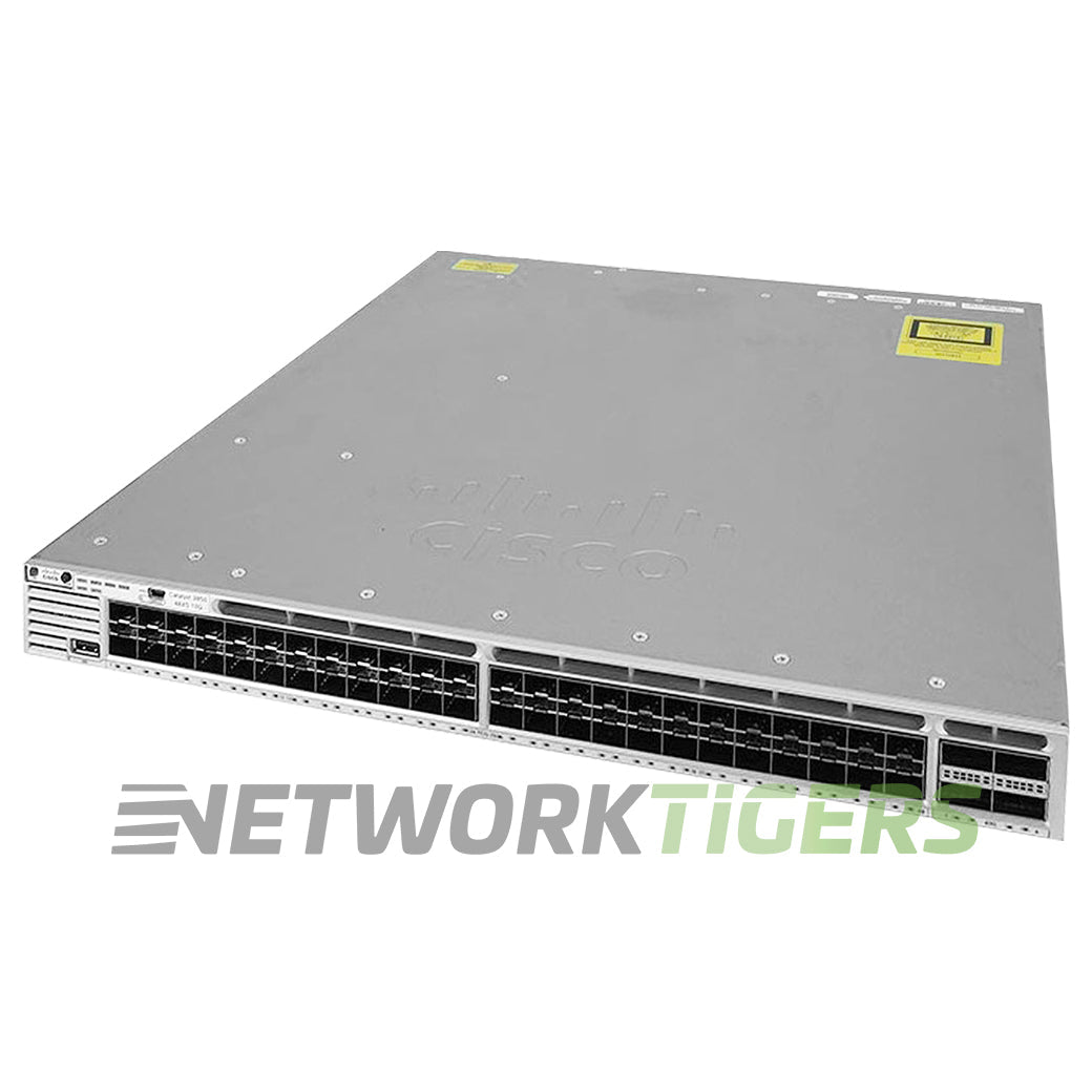 NEW Cisco WS-C3850-48XS-E 48x 10GB SFP+ 4x 40GB QSFP+ F-B Airflow Switch