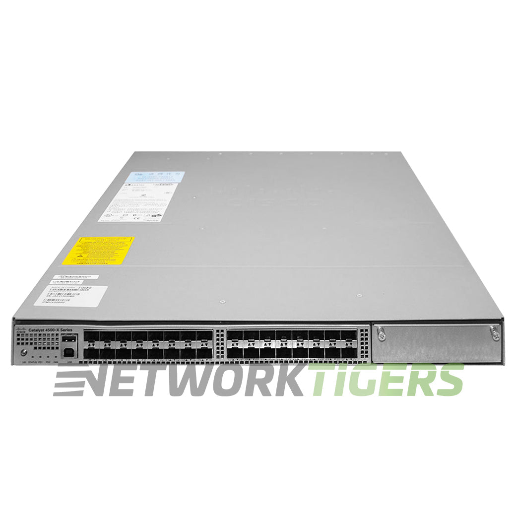Cisco WS-C4500X-32SFP+ 32x 10GB SFP+ 1x Mod Slot Front-to-Back Airflow Switch