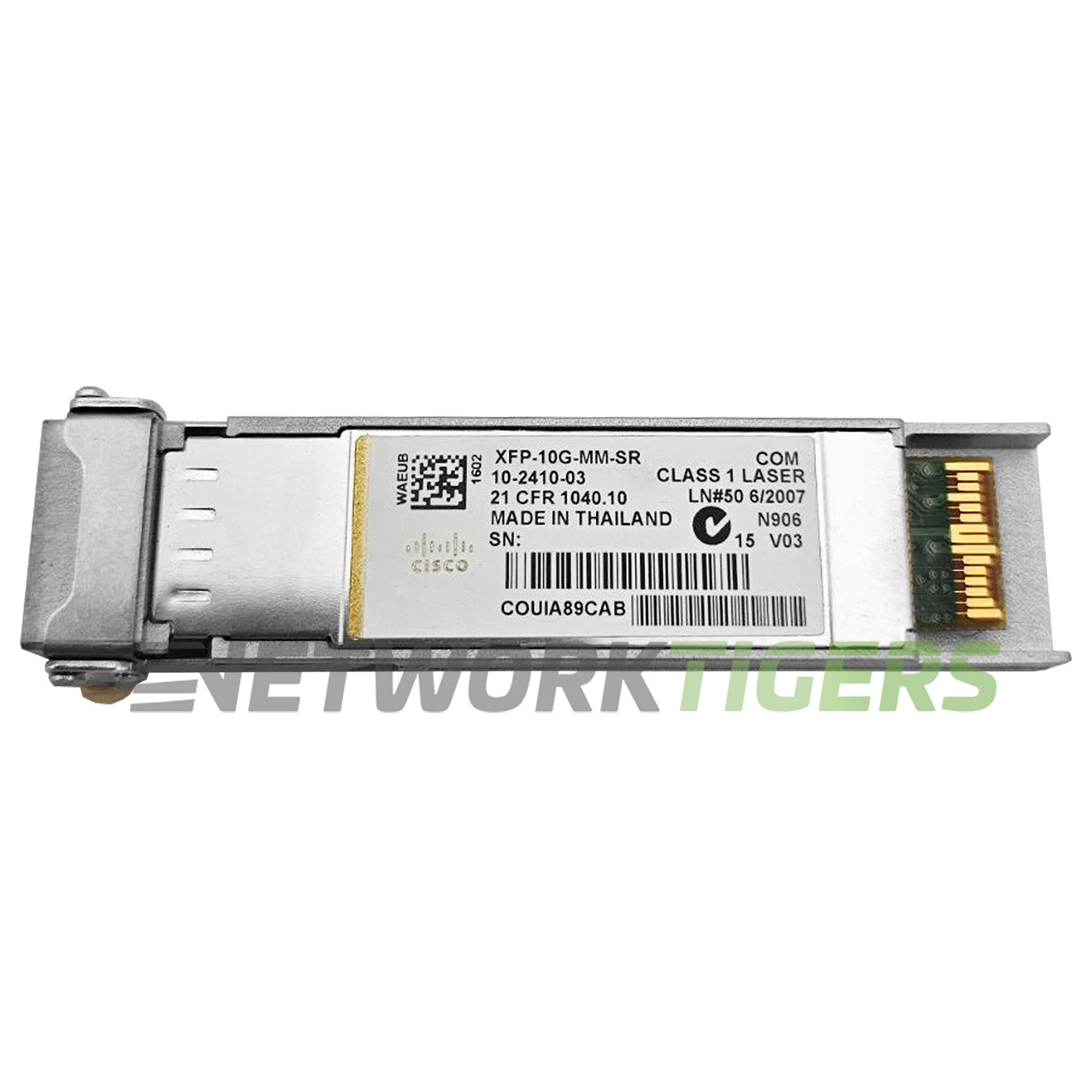 Cisco XFP-10G-MM-SR 10GB BASE-SR 850nm MMF XFP Transceiver