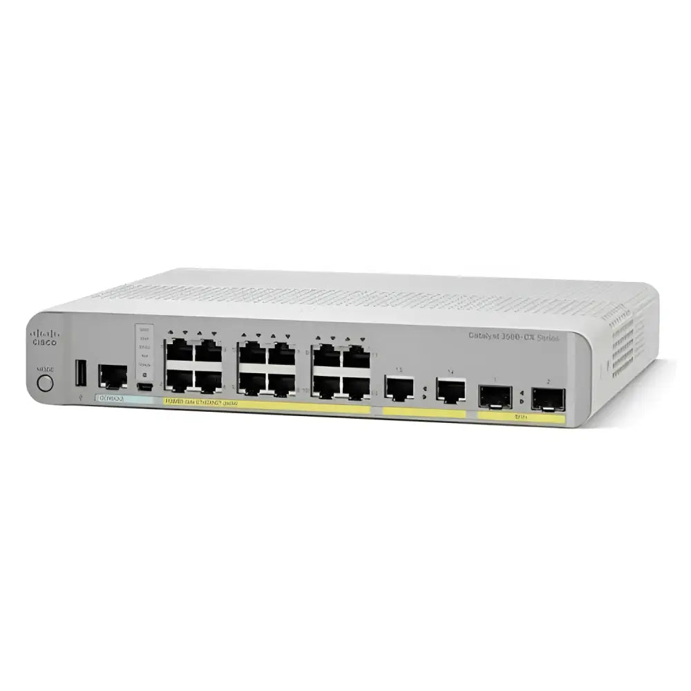 Cisco Catalyst 3560CX-12PD-S 12-Port PoE+ Gigabit Switch 10G SFP+ Uplinks WS-C3560CX-12PD-S - Refurbished