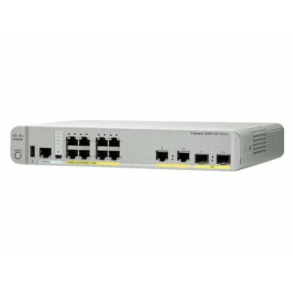 Cisco Catalyst 3560-CX 8-Port PoE+ Gigabit Managed Switch WS-C3560CX-8PC-S - Refurbished