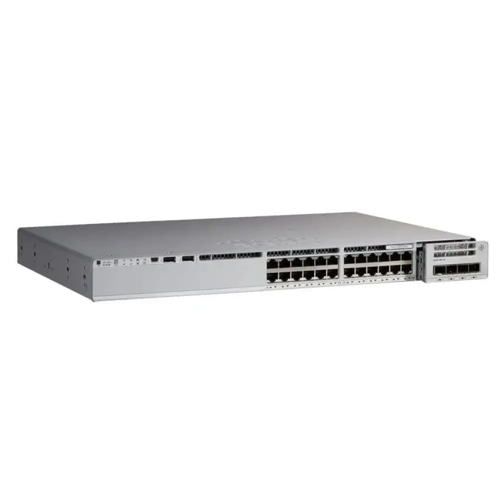 Cisco Catalyst 9200 C9200-24P-A 24-Port PoE+ Layer 3 Managed Switch Network Advantage - Refurbished