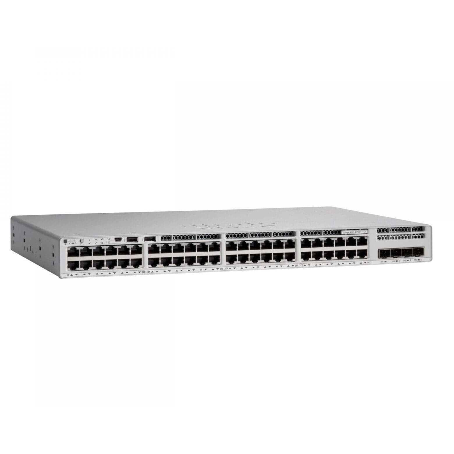 C9200L-48T-4G-E - Cisco Catalyst 9200 Series Switch with 48 ports gigabit ethernet, Data Only, 4x 1 gigabit SFP fixed uplink, Network Essentials license