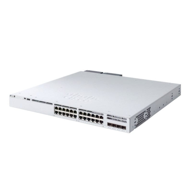 C9300L-24T-4X-E - Cisco Catalyst 9300 Switch with 24-port 1G copper, fixed 4x10G SFP+ uplinks, and Network Essentials