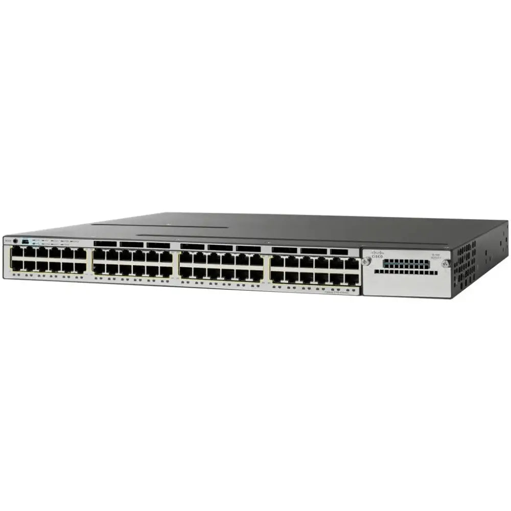 Cisco Catalyst 3750X 48-Port PoE+ Gigabit Managed Switch WS-C3750X-48P-S - Refurbished