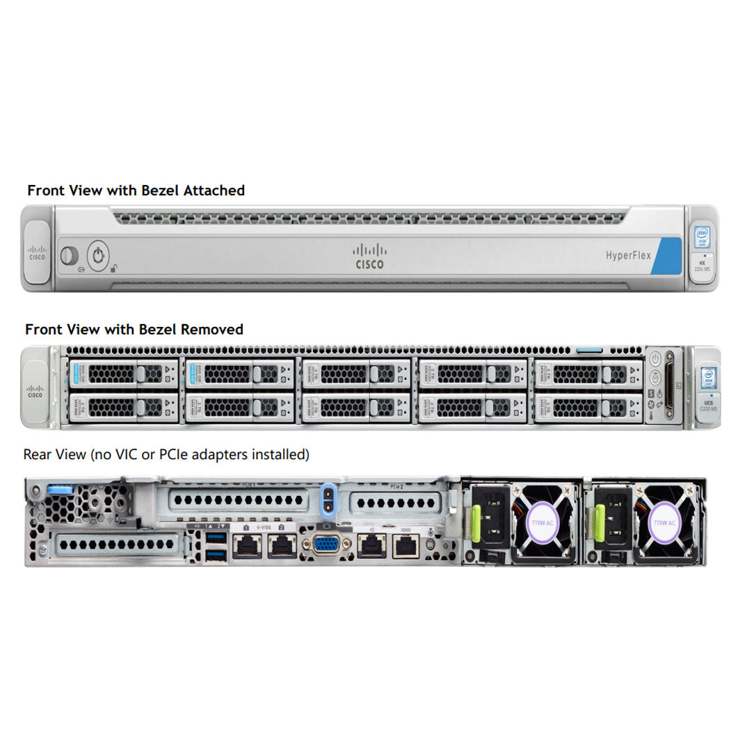 Cisco HyperFlex HX220c M5 Rack Server CTO