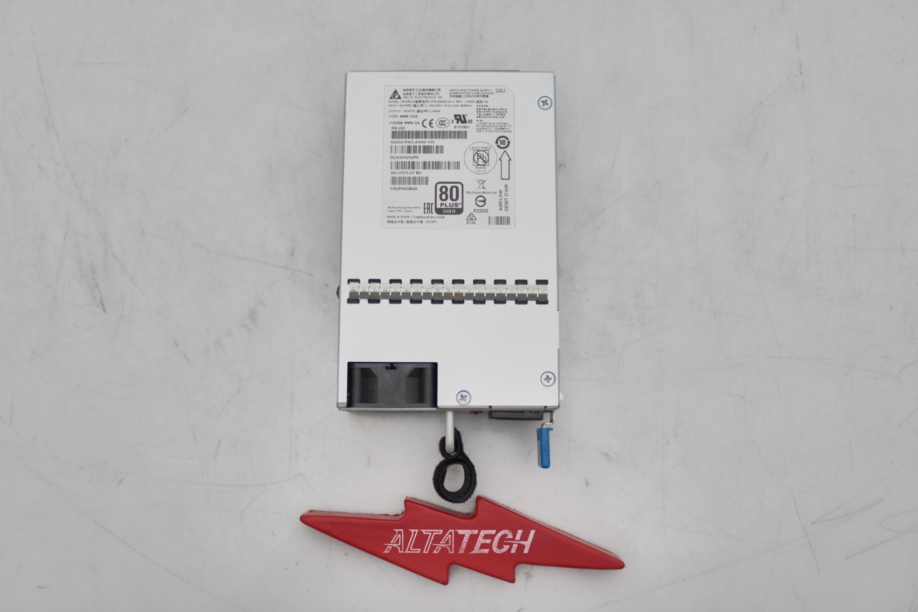 Cisco N2200-PAC-400W N2K/N3K AC PWR STD AIRFLOW P S EXHA
