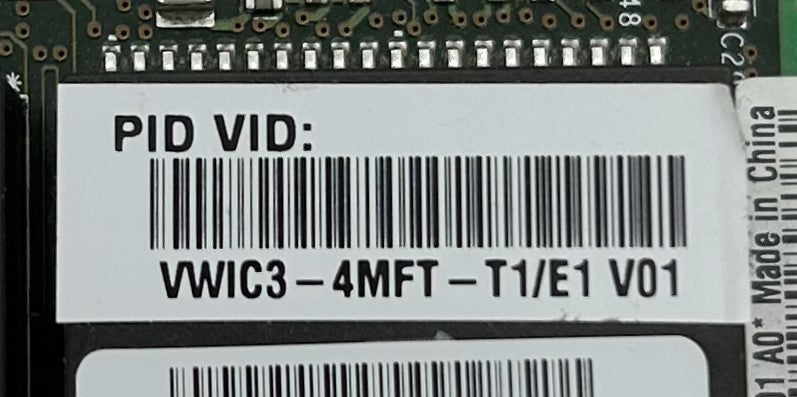 Cisco VWIC3-4MFT-T1/E1 VWIC3-4MFT-T1/E1 Cisco Voice/WAN Card
