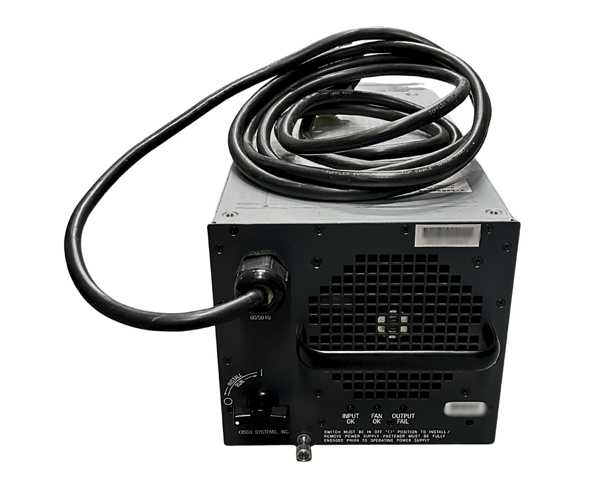 Cisco WS-CAC-4000W-INT 4000W AC POWER SUPPLY, INT"L