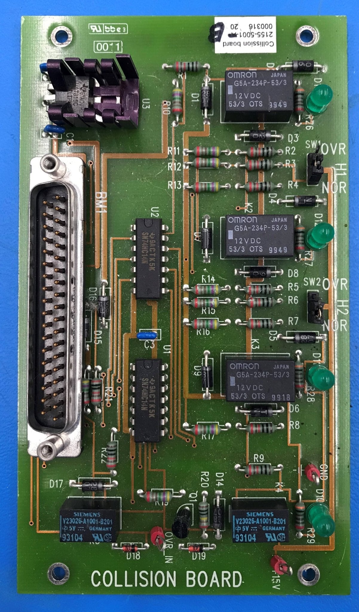 Collision Board (2155-5001 Rev B Philips Forte