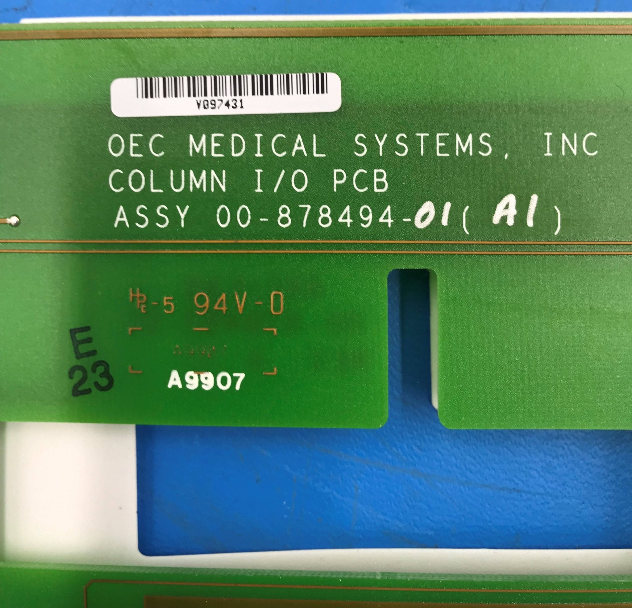 Column I/O Board (00-878494-01 A1 OEC 9600