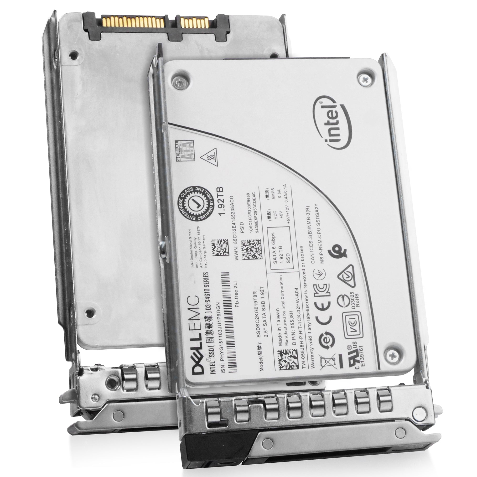Dell G14 400-BDVZ 1.92TB 3 DWPD SATA 6Gb/s Mixed-Use 3D TLC 2.5in Refurbished SSD