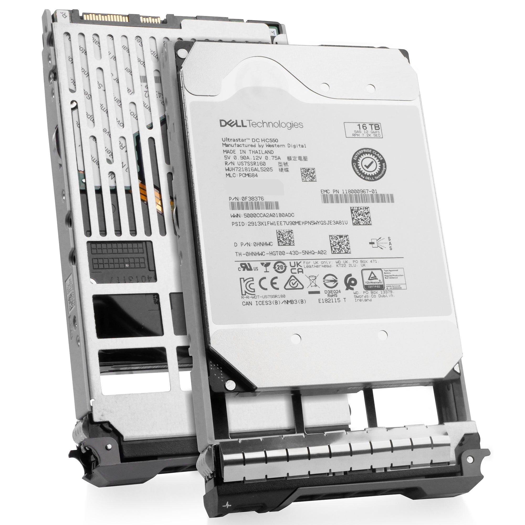 Dell G13 0HNHWC 16TB 7.2K RPM SAS 12Gb/s 512e 3.5in Hard Drive