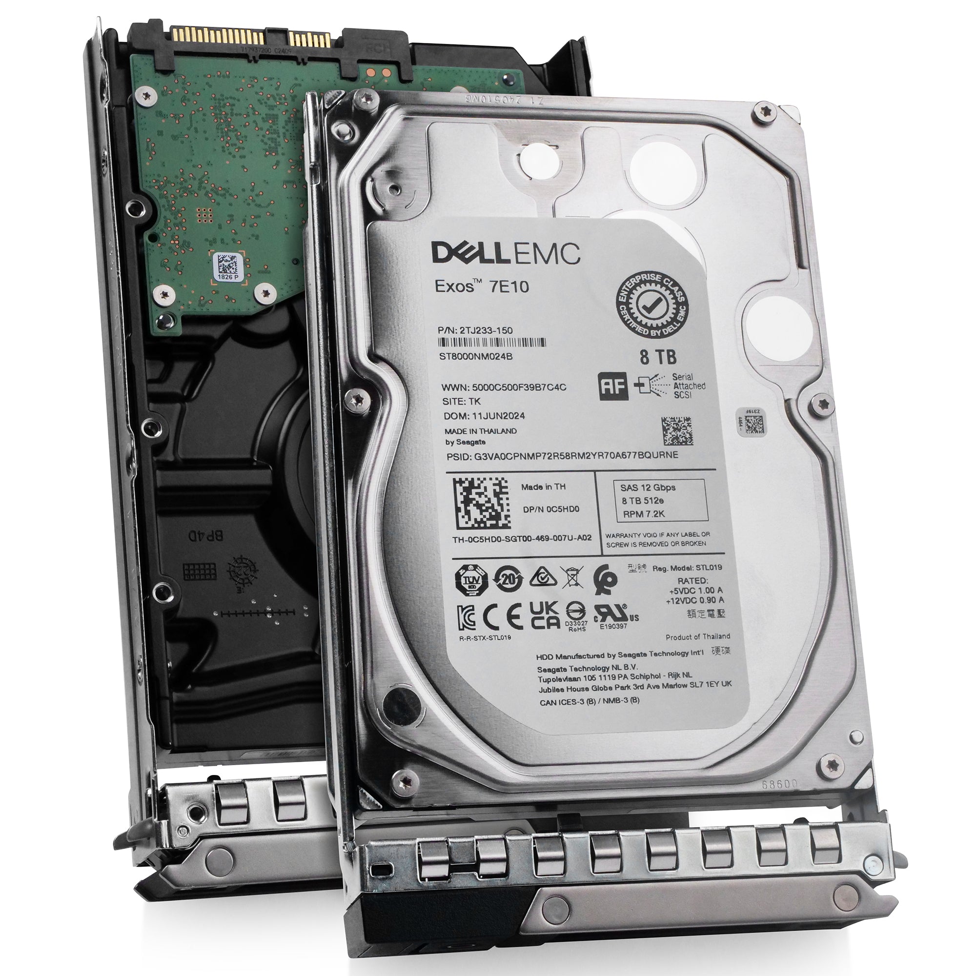 Dell G14 0C5HD0 8TB 7.2K RPM SAS 12Gb/s 512e 3.5in Hard Drive