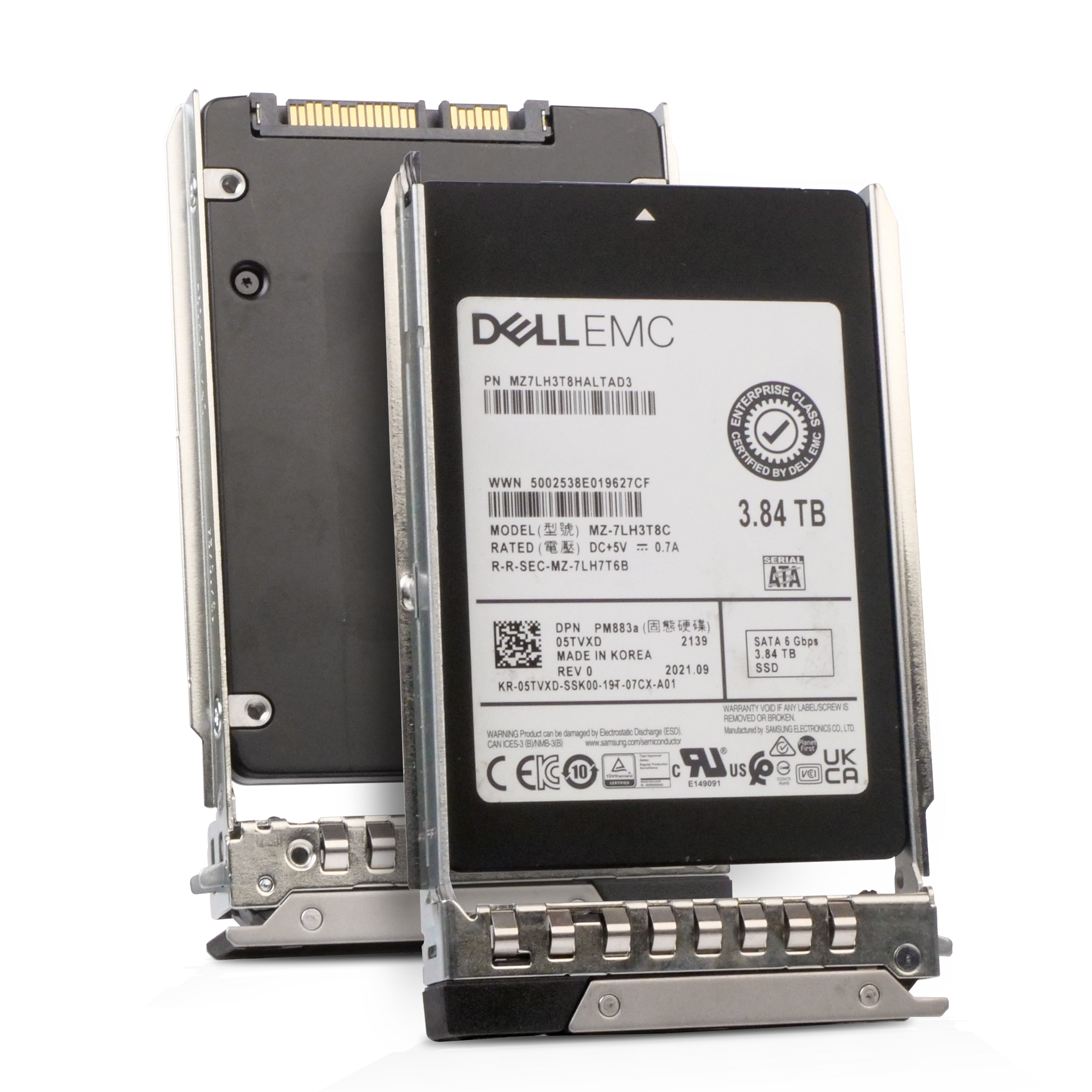 Dell G14 400-AXSP 3.84TB 1 DWPD SATA 6Gb/s 3D TLC 2.5in Refurbished SSD