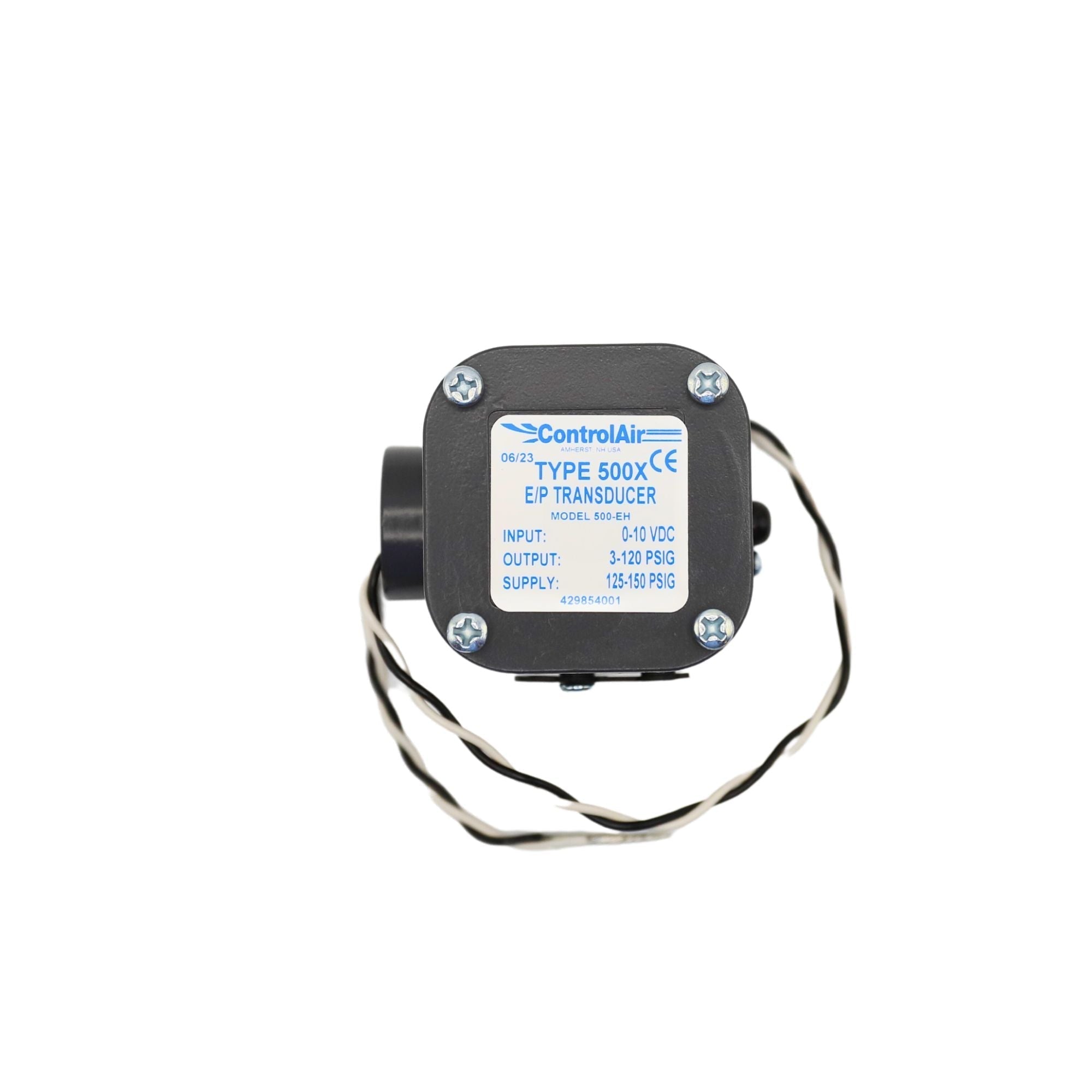ControlAir | Transducer E/P 0-10VDC, 3-120PSI | 500-EH