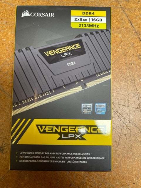 Corsair16GB Kit Vengeance LPX (2 x 8GB) DDR4 2133 (PC4 17000) Desktop Memory CMK16GX4M2A2133C13