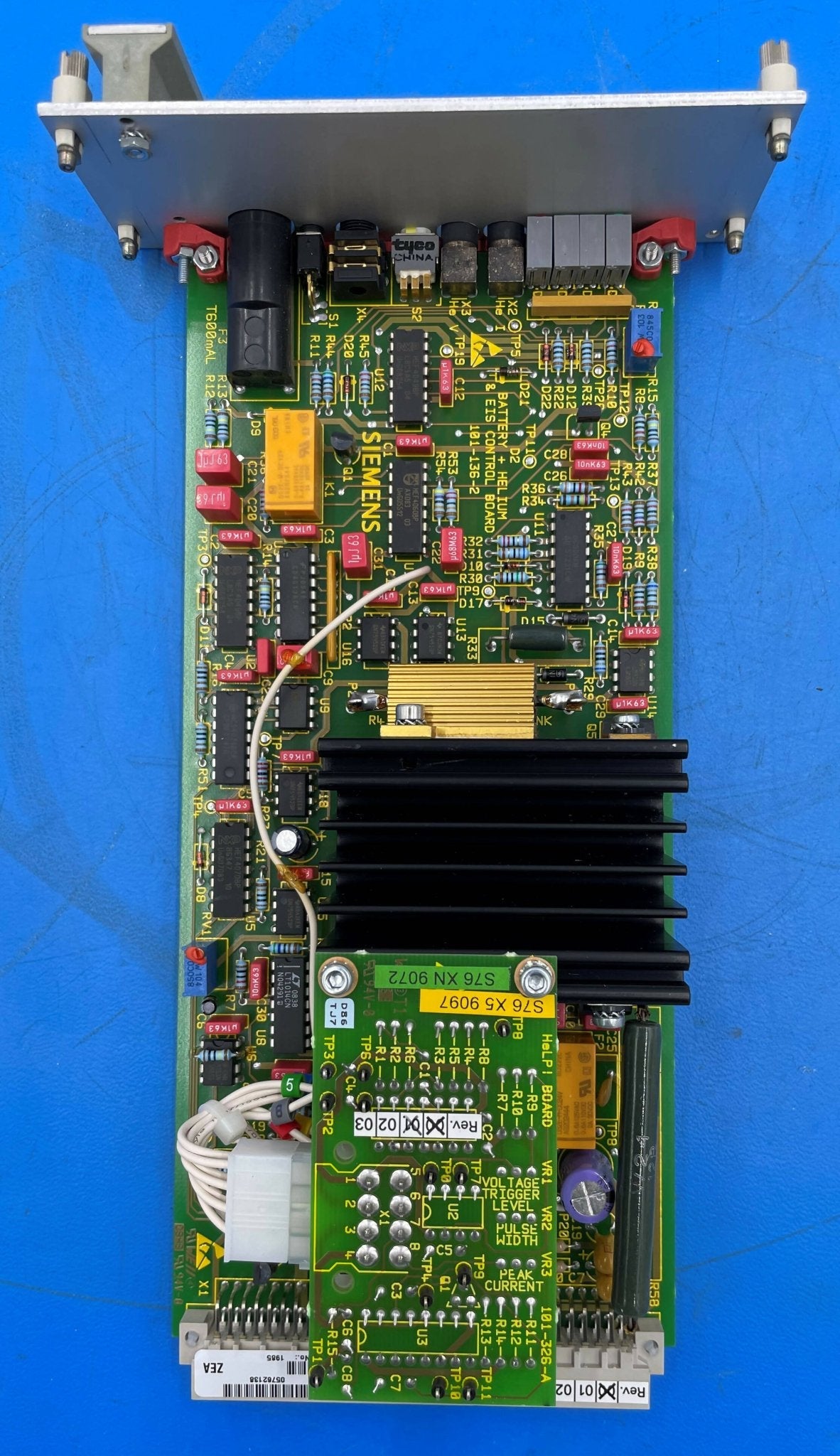 D2 Battery & Helium EIS Control Board (05762138/5762138/601-336T Siemens
