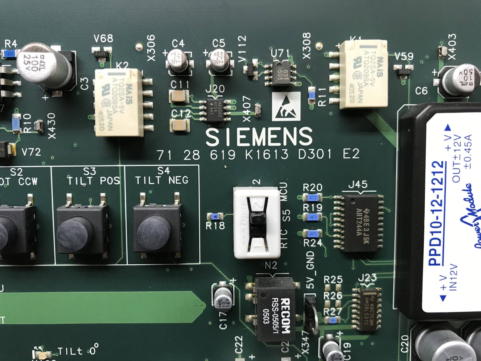 D301 MCU-RTC Board (08904935/7128619 Siemens CT