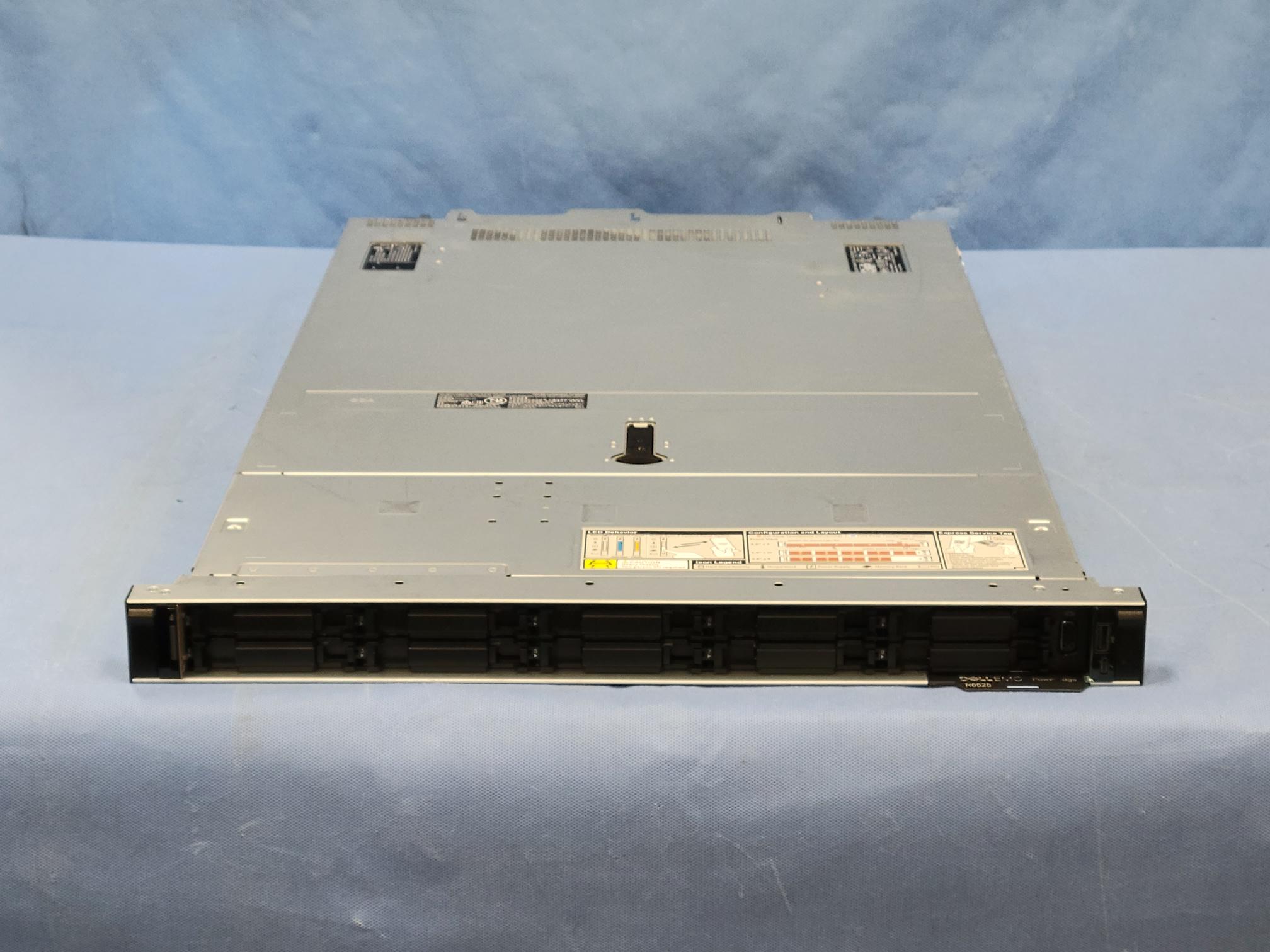 Dell PowerEdge R6525 Server 2x EPYC 24C 7F72 3.2GHz 768GB RAM H345 iDRAC 2x PSU