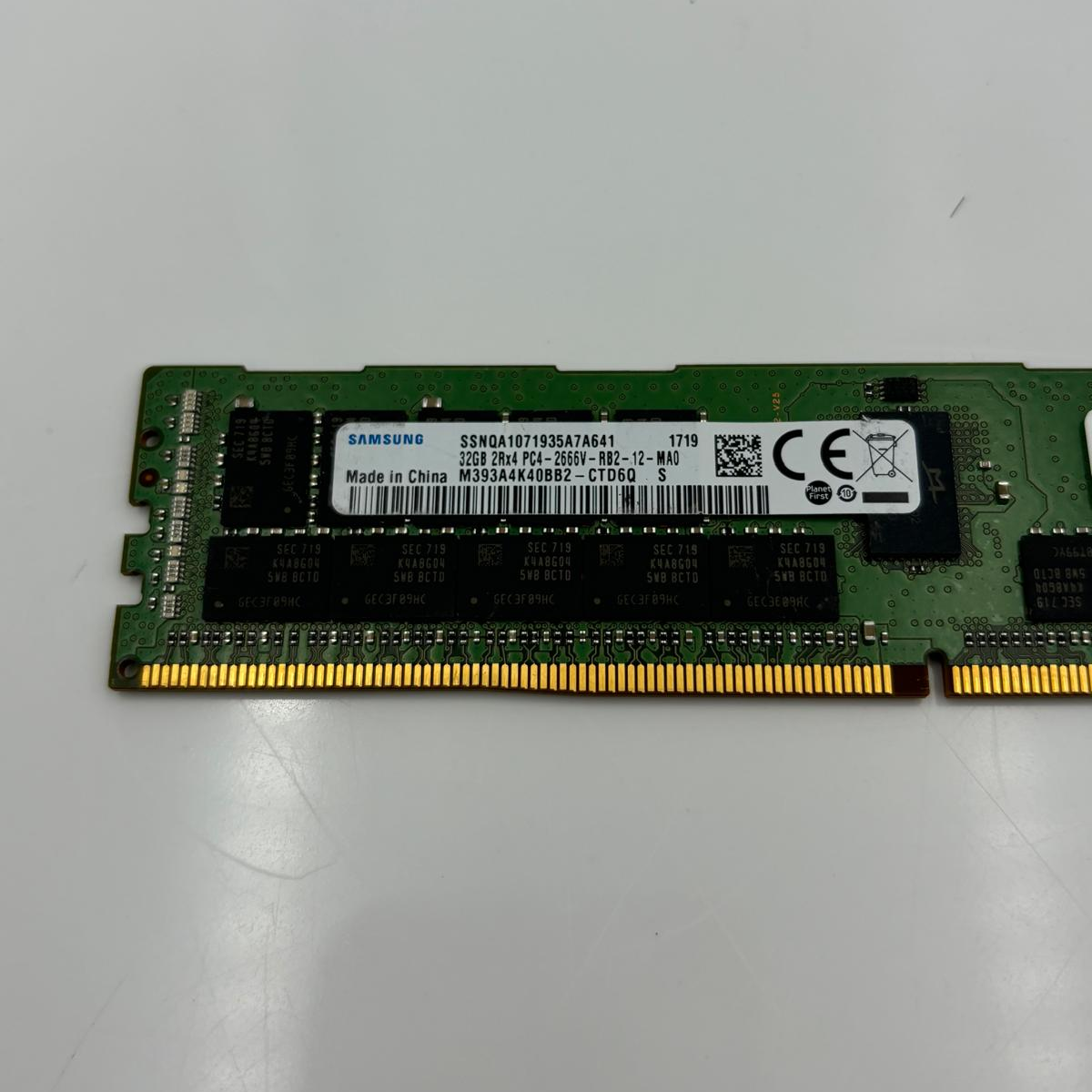 Samsung M393A4K40BB2-CTD6Q - 32GB DDR4 2666MHz RDIMM 2Rx4 | Alo Tech Solutions