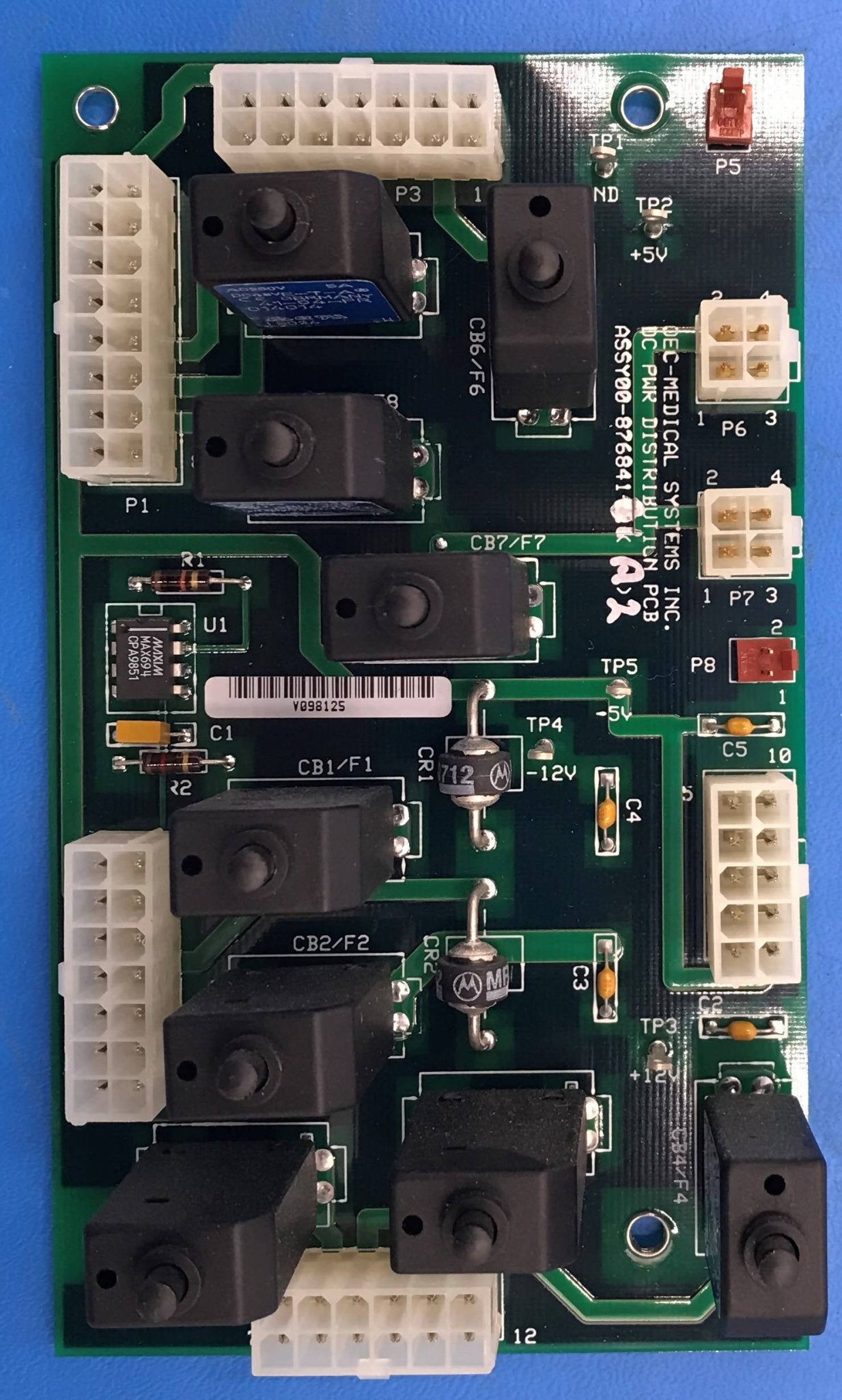 DC Power Distribution Board (00-876841-01 A2 OEC 9600