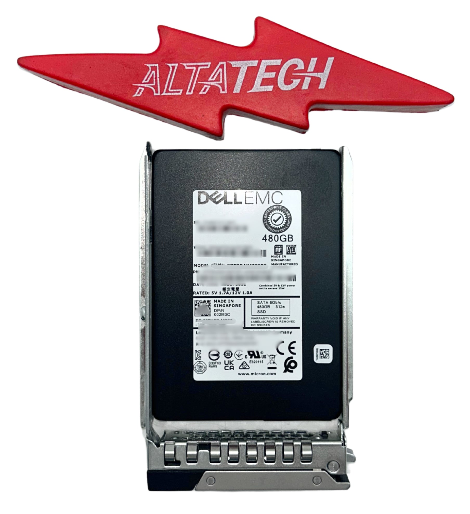 Dell 02M3C_NEW 480GB SSD SATA 2.5 6G MU  MTFDDAK480TDT-1AW1ZABDA