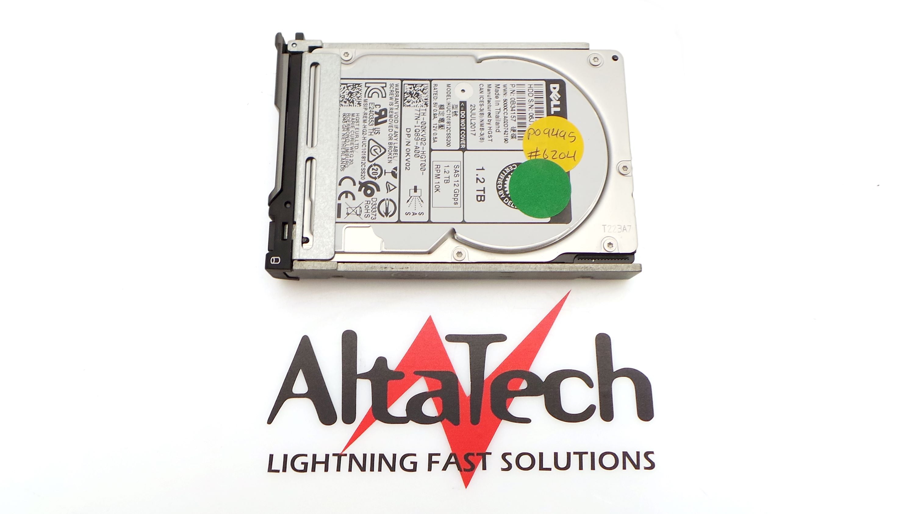 Dell 00KV02 1.2TB 10K SAS 2.5" 12G