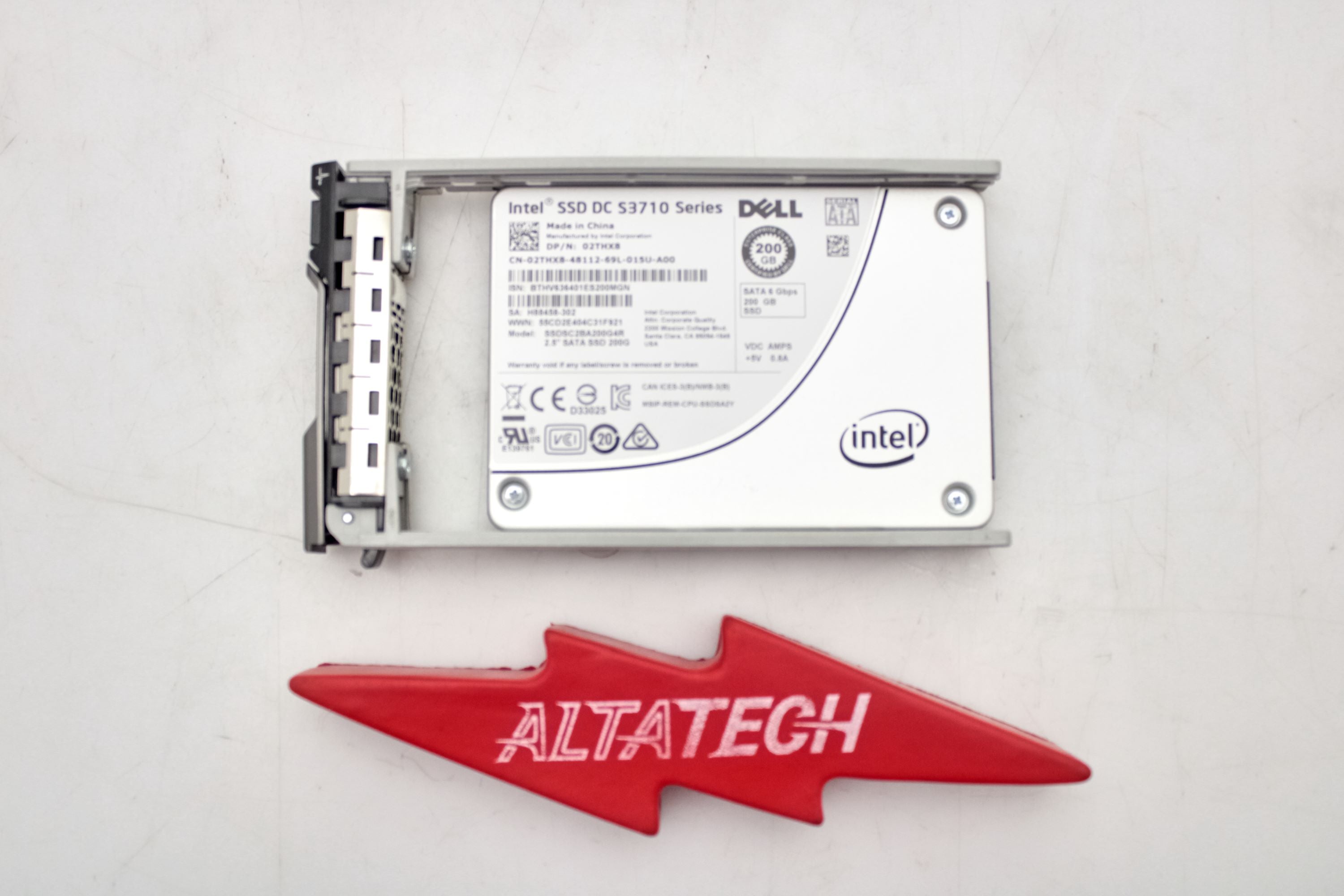 Dell 2THX8 200GB SSD SATA 2.5 6G WI S3710 SSDSC2BA200G4R