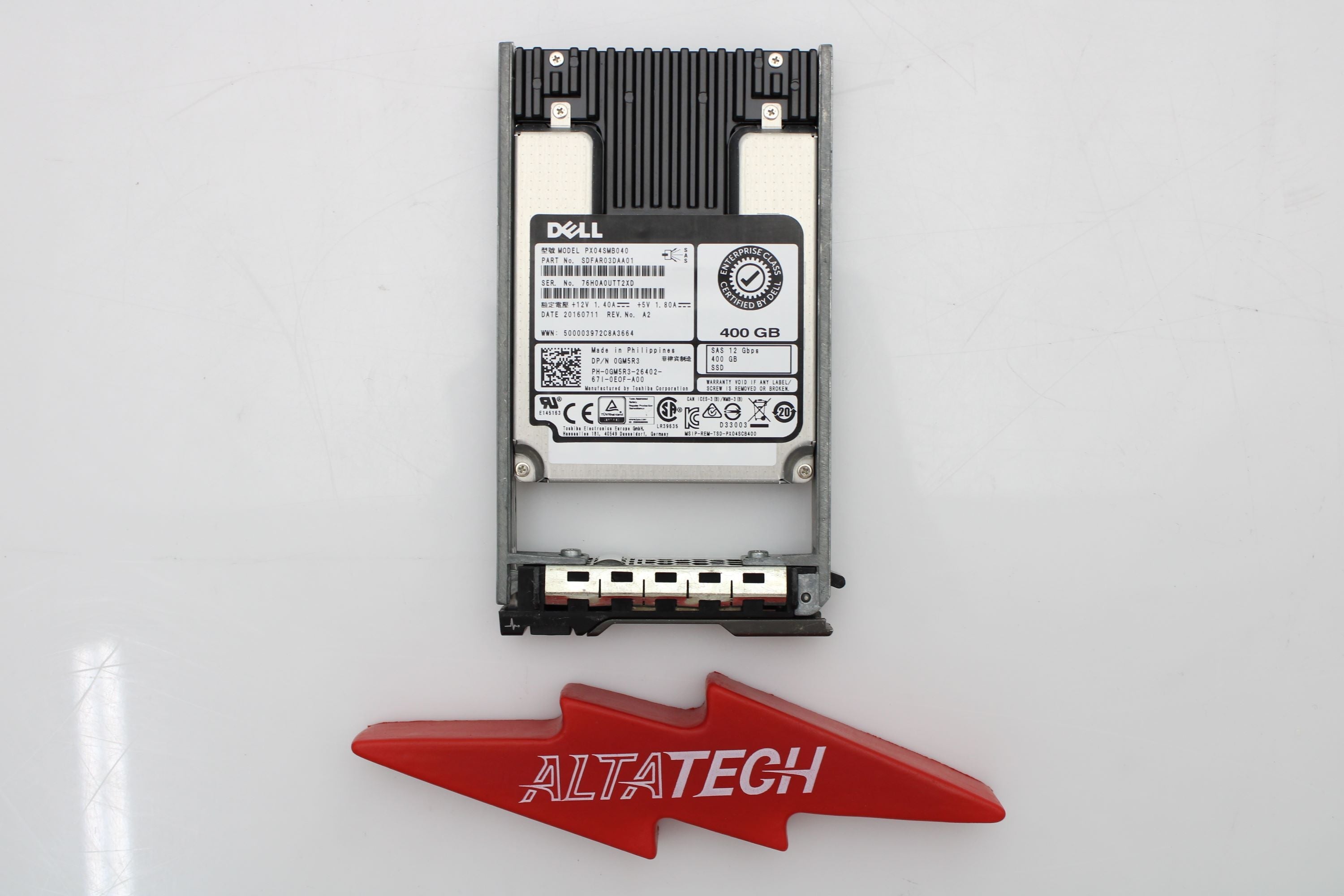 Dell 400-ALXZ 400GB SSD SAS 2.5 12G MU