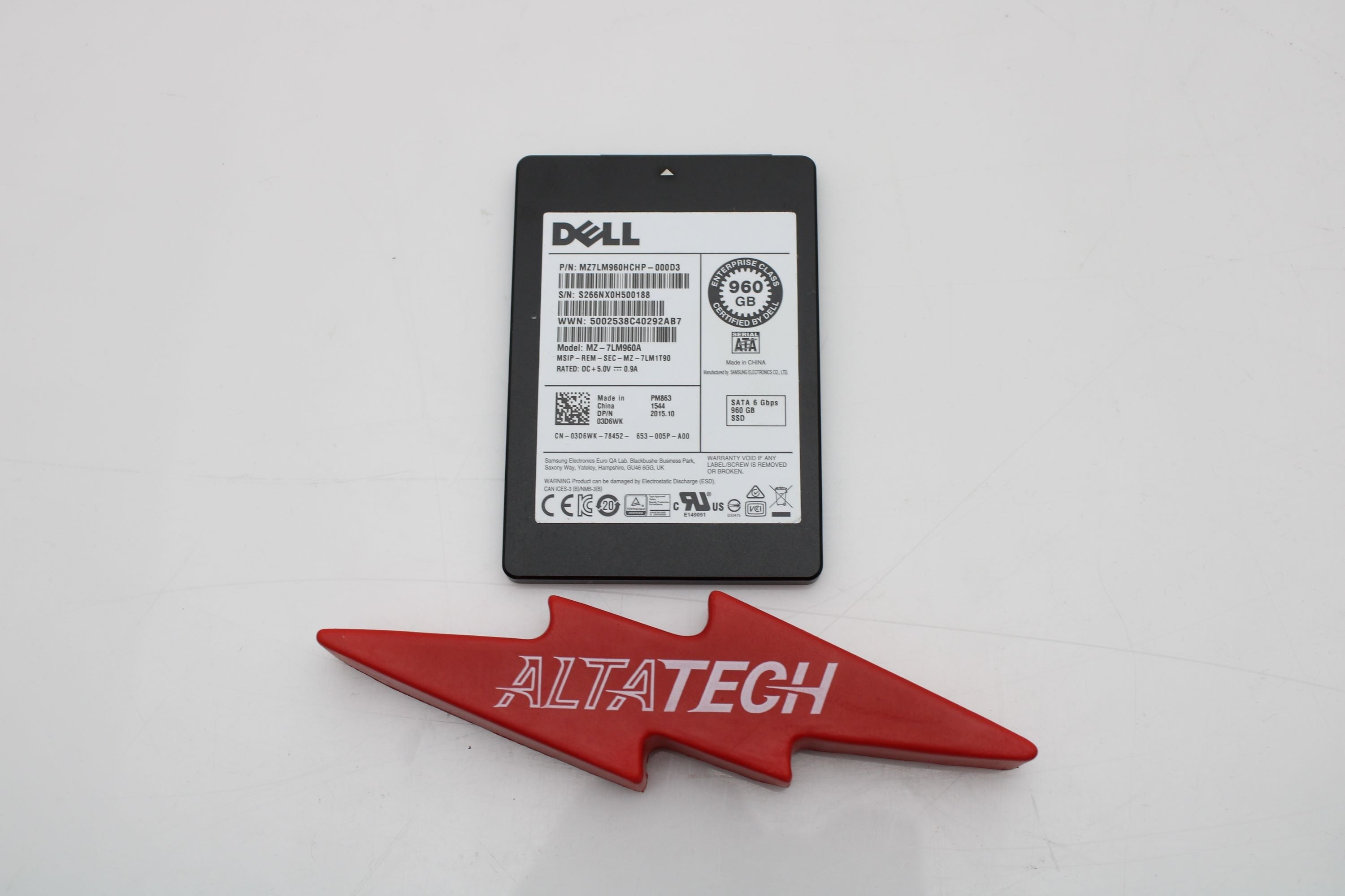 Dell 400-AXSW 960GB SSD SATA 2.5 6G RI