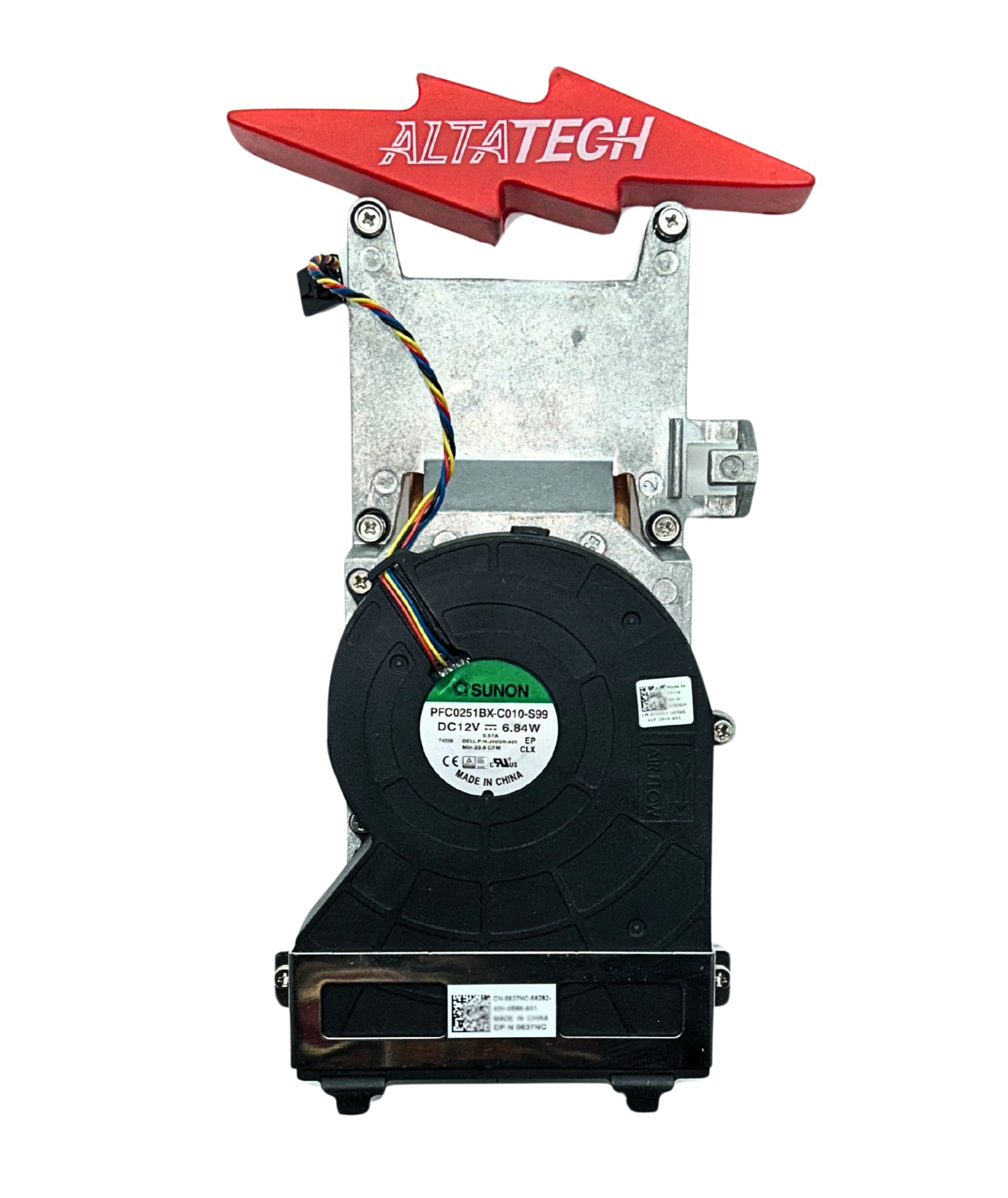 Dell 637NC HEATSINK W/ J50GH FAN OPT 9010 SFF