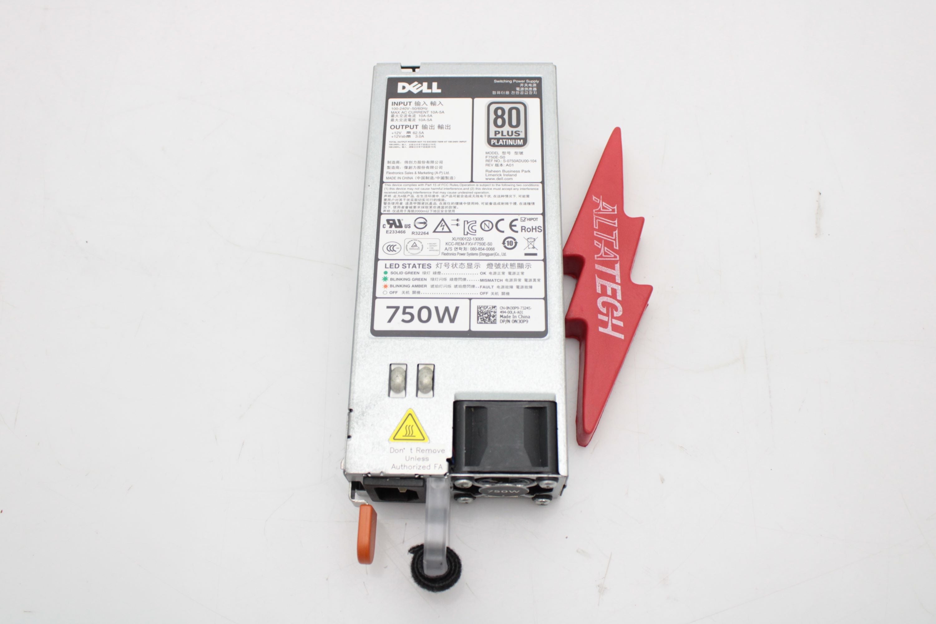 Dell 750W-R720 750W POWER SUPPLY R720/R620