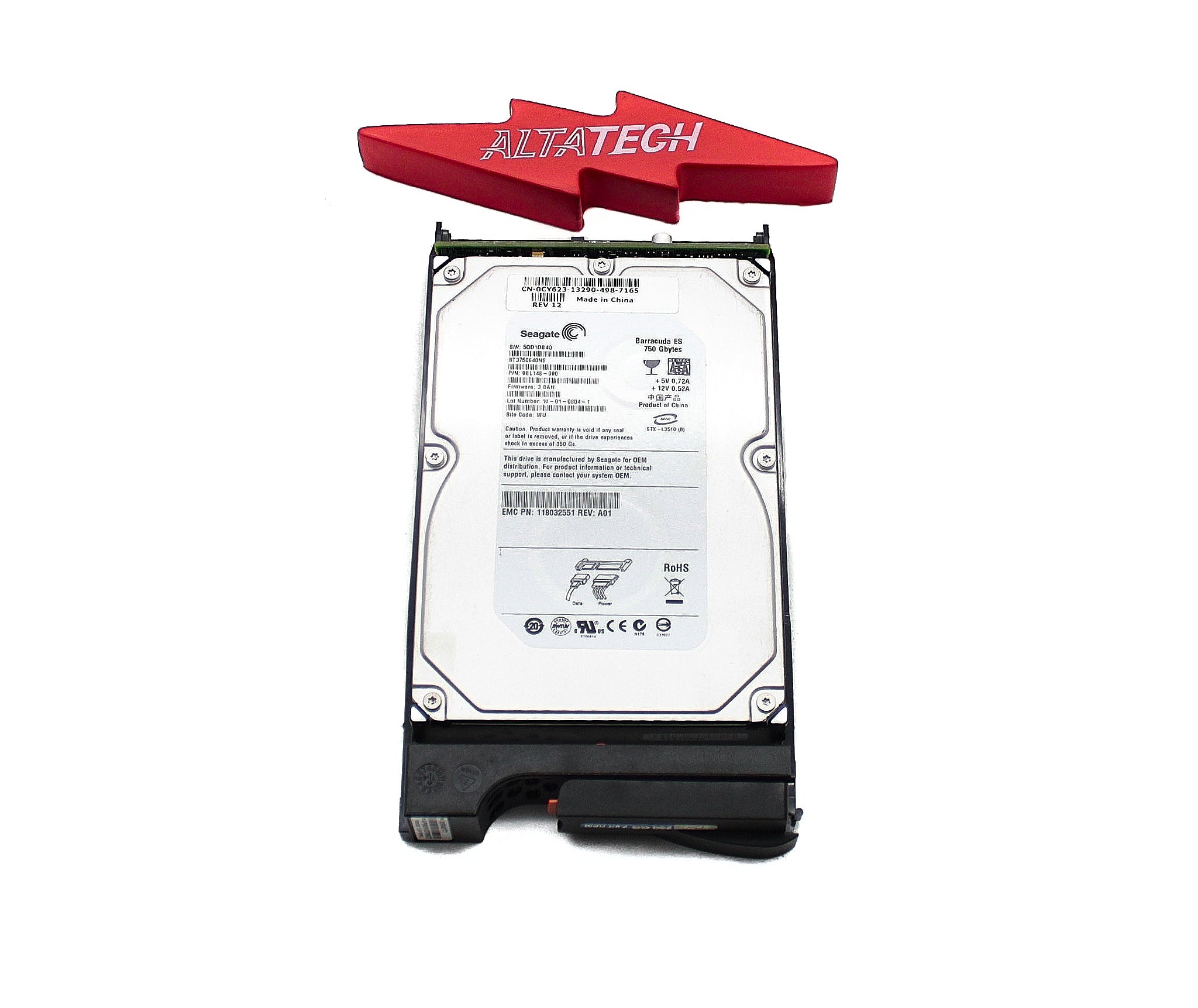 Dell 9BL148-090 750GB 7.2K SATA 3.5 3G 3.BAH EMC