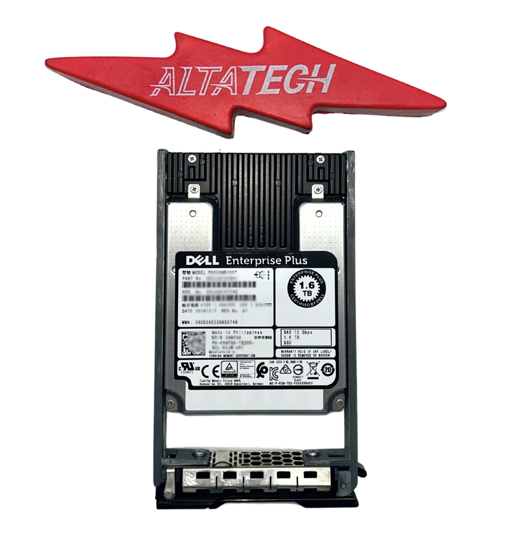 Dell 9NFG9 1.6TB SSD SAS 2.5 12G WI PX05SMB160Y / SDFA381DAB01