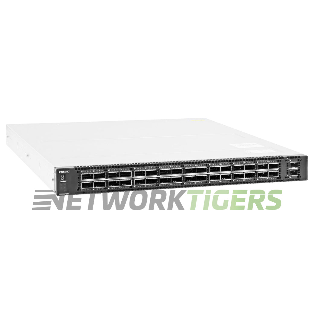 NEW Dell S5232F-ON-RA 32x 100GB QSFP28 2x 10GB SFP+ B-F Air OS10 Switch