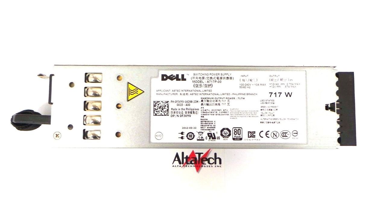 Dell FJVYV PowerEdge R610 717W Power Supply Unit