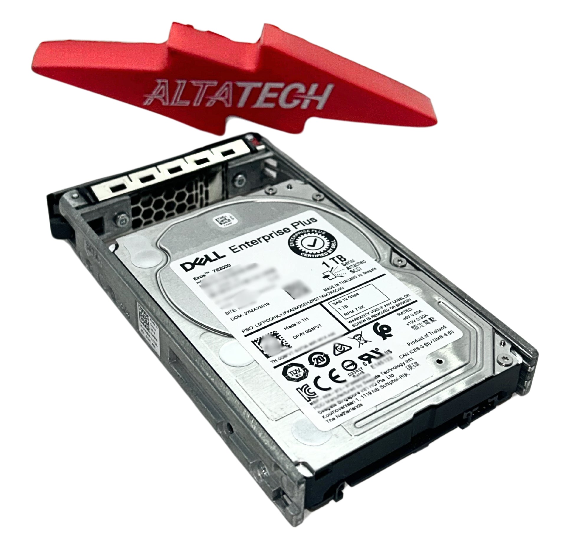 Dell G8FVT 1TB 7.2K SAS 2.5 12G HDD E+