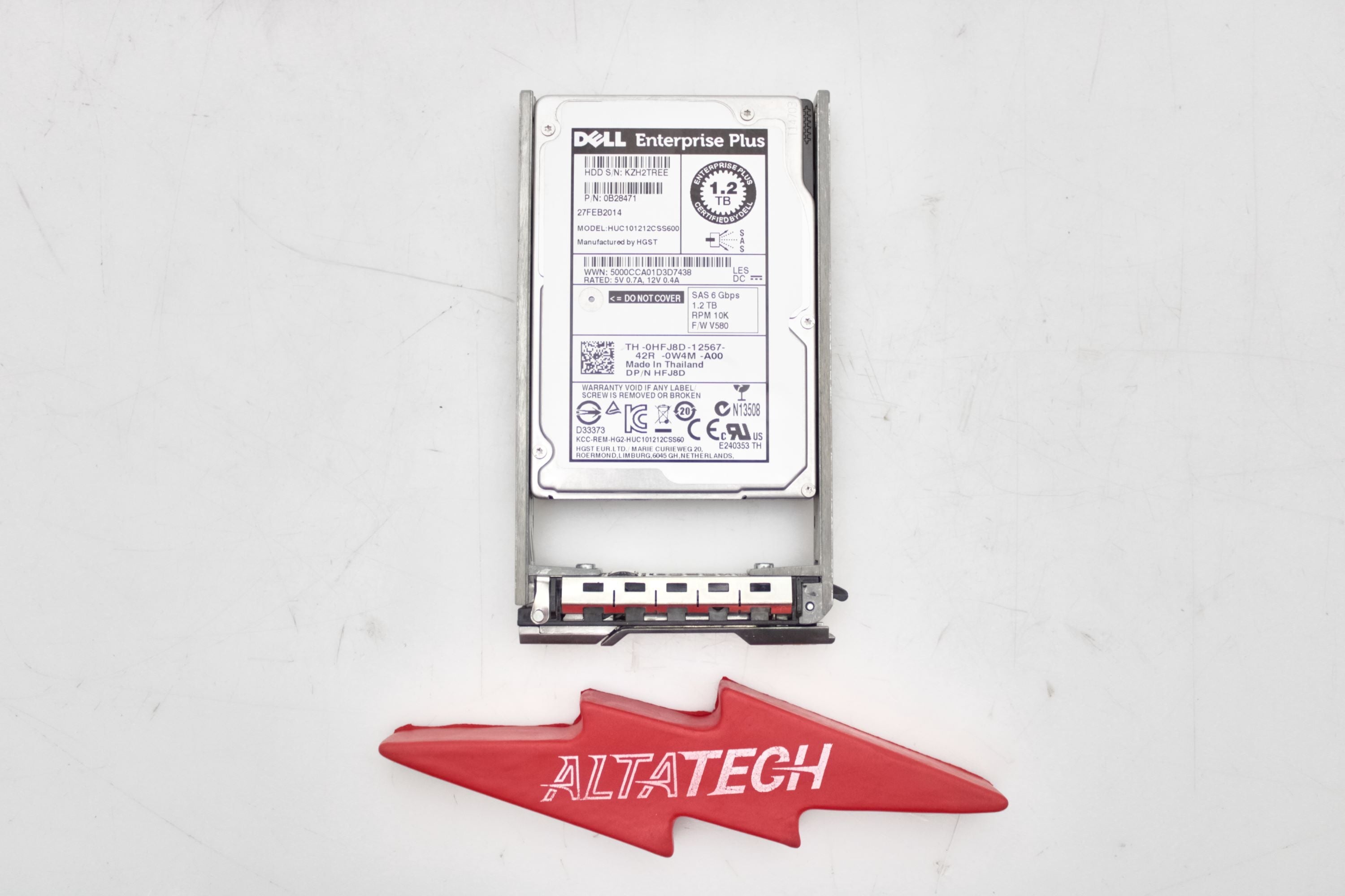 Dell HFJ8D-EQL 1.2TB 10K SAS 2.5 6G HUC101212CSS600 / 0B28471 EP+