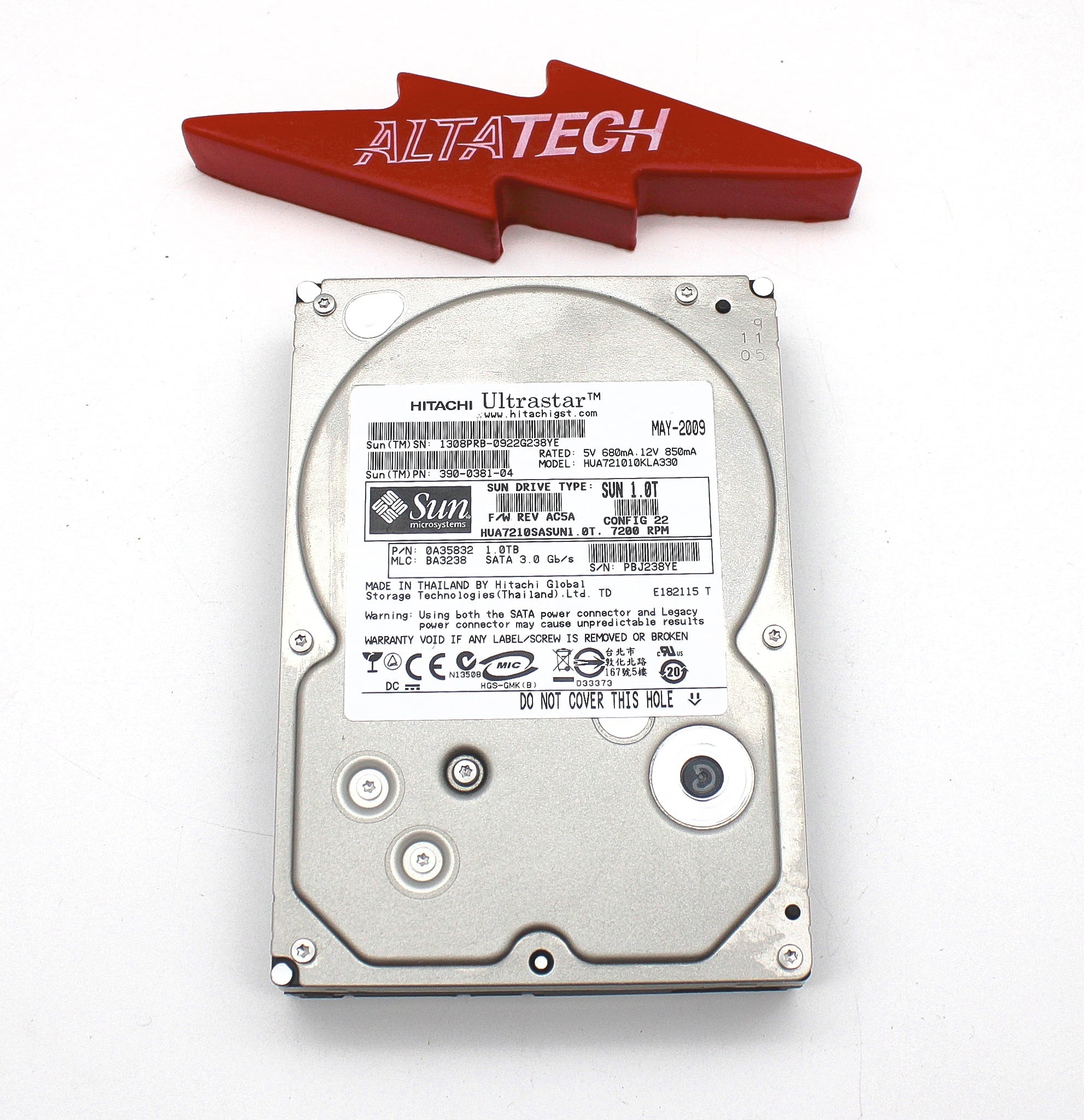 Dell HUA721010KLA330 1TB 7.2K SATA 3.5 3G HDD