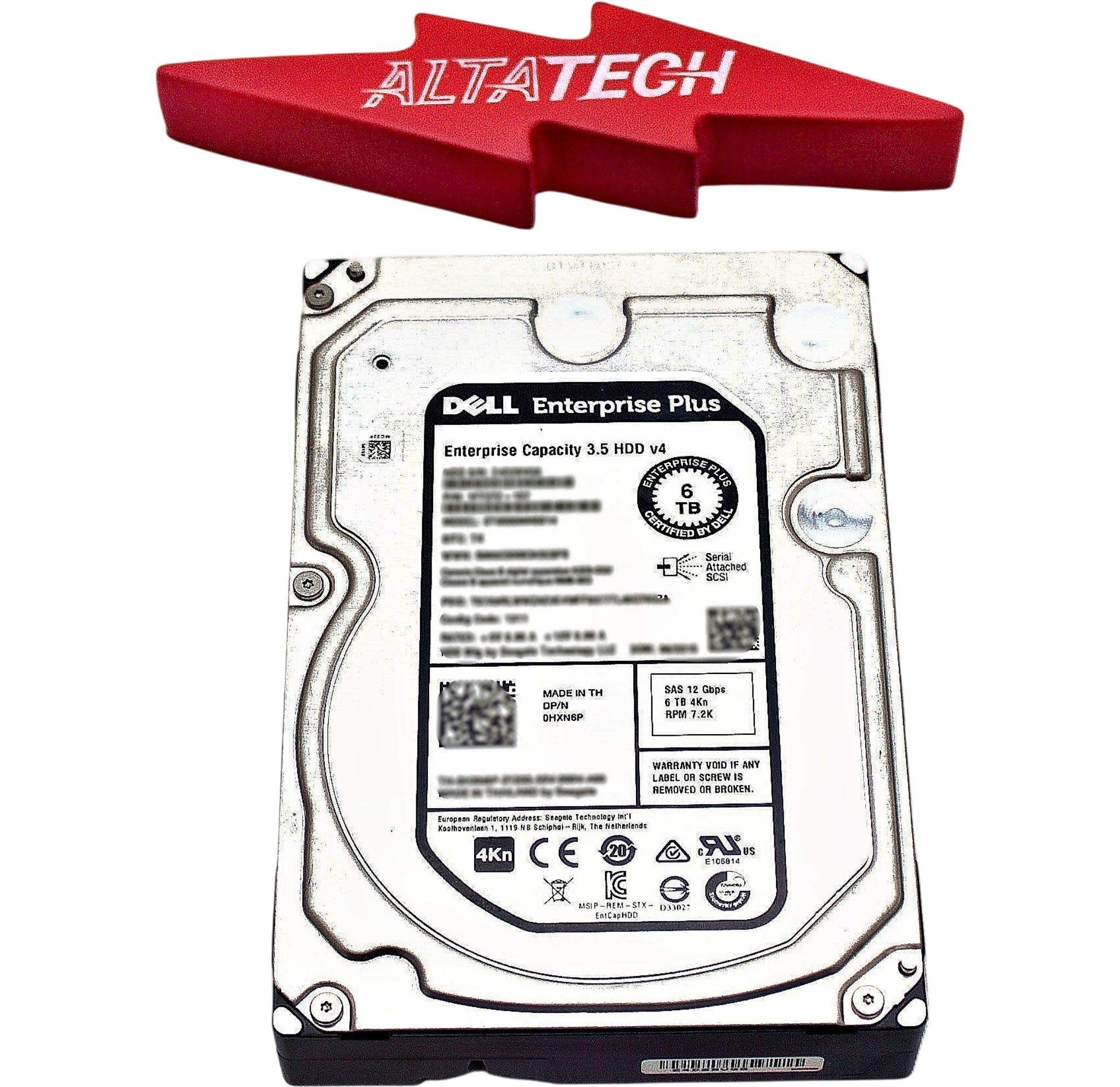 Dell HXN6P-EQL 6TB 7.2K SAS 3.5 12G 4K ST6000NM0014  1FT27Z-157