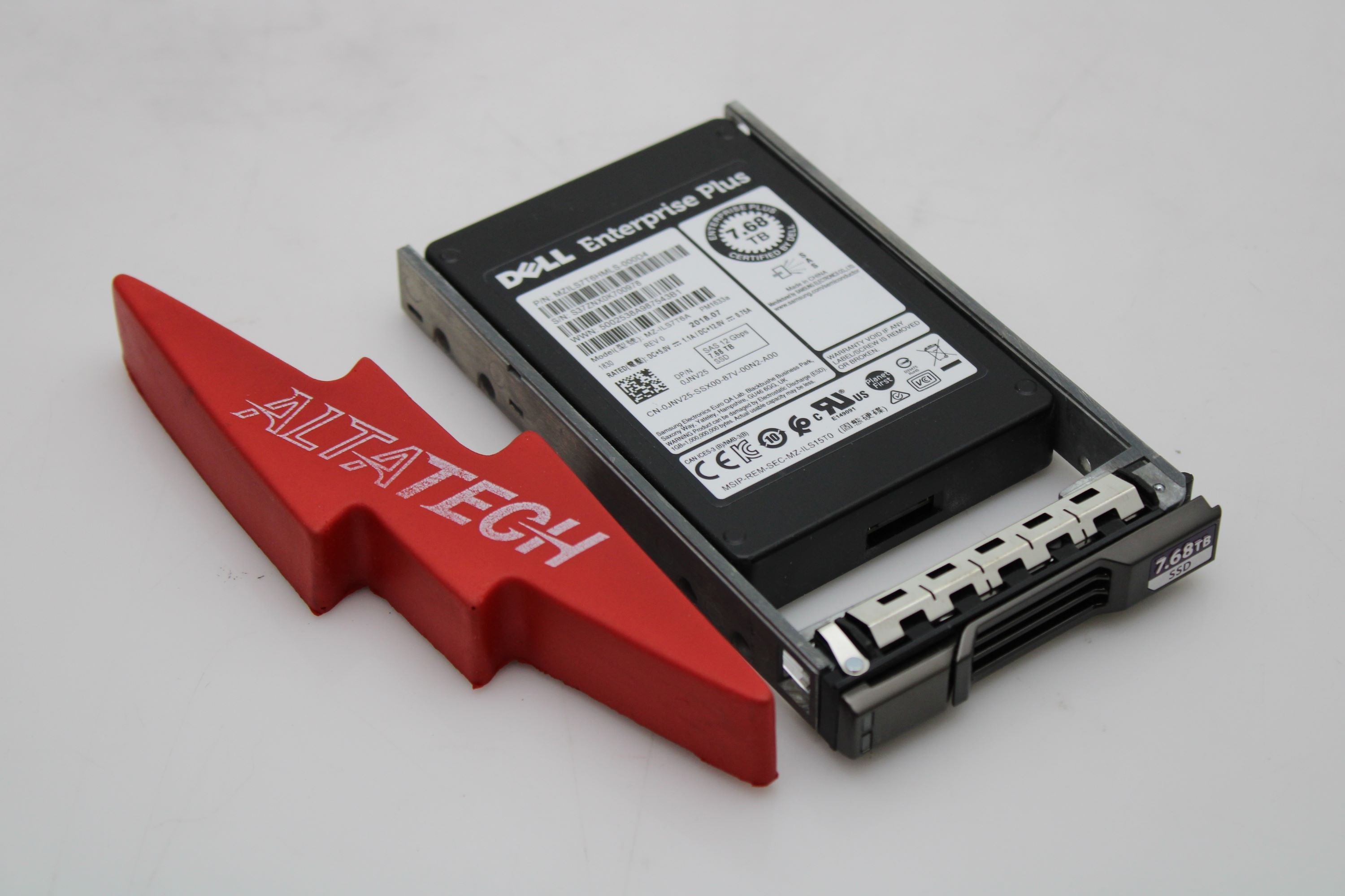 Dell JNV25-CML 7.68TB SSD SAS 2.5 12G MZILS7T6HMLS-000D4 / MZ-ILS7T6A