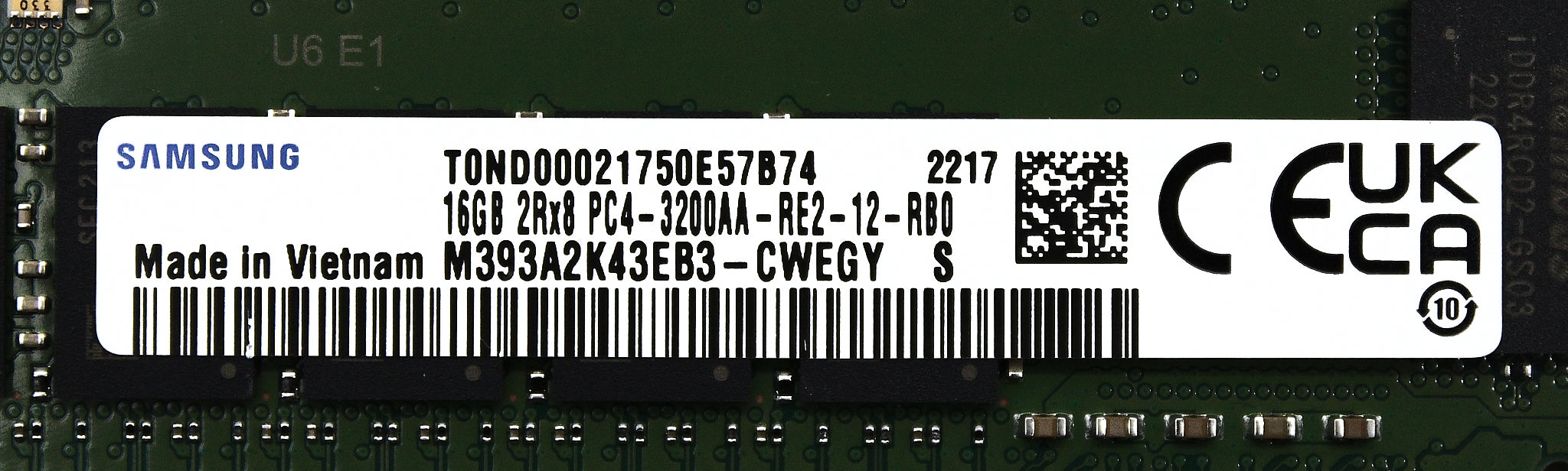 Dell M393A2K43EB3-CWEGY 16GB PC4-25600AA DDR4-3200 2RX8 ECC